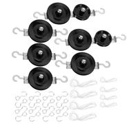 GARVALON 1 Set Physics Pulley Block: Single & Double Pulleys - Classroom Science Experiment Kit for Students Physics Science Learning