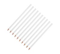 GARVALON 10 Pcs White Grease Crayon Wax Pencils for Sewing Fabric Marking and Craft Drawing Glass Ceramics Bulk Pack Wood Material Tailor Tracing Tools for Artists and Students