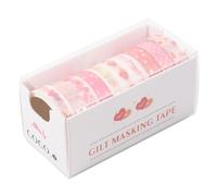 GARVALON 10 Rolls Decorative Washi Tape Washi Masking Tape Creative Delicate Nice Printing Convenient to Cut Leaves No Residue Holiday Decoration Hand Book Decoration Random Random Style