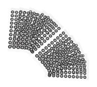 GARVALON 10 Sheets Reflective Marker Sheets 3d Scanning Markers Tracking Dots Pet Material Assorted Colour Seamless Dynamic Movement Tracking Sturdy for Film Production and Animation