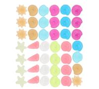 GARVALON 1000pcs Luminous Pebbles Glow in the Dark Shell Resin Stones 1.5cm Small Aquarium Gravel for Fish Tank Garden Pathway Outdoor Decorative Landscaping