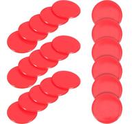 GARVALON 100pcs 19mm Solid Red Bingo Chips Game Markers Counting Tokens for Bingo Accessories and Games
