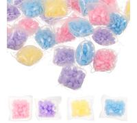 GARVALON 100pcs Laundry Scent Booster Beads, Water-Soluble Fabric Softener Capsules Soft Fragrance, Multi-Color Laundry Perfume Beads for Household Washing Machines