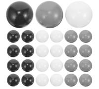 GARVALON 100Pcs Ocean Balls for S Ball Pits Black White Safe Play Pool for Hand-eye Coordination and Physical Activity Development