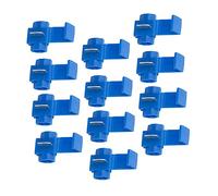 GARVALON 100pcs Quick Splice Terminal Block Wire Connectors with Fire Retardant Housing and Plated for Electrical Wiring Home Industrial and Control Circuits
