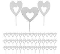 GARVALON 100Pcs Sim Card Pin Ejector Tool Phone Sim Cards Needle Compatible with Wide Range of Phone Brands and Models Iron Heart-Shaped 0.98X0.67X0.04In Silver