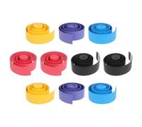 GARVALON 10pcs Anti-slip Drumstick Sweat Absorption Tapes for Electronic Drums Badminton Racket Grip Wraps Non-skid Bands for Sports Players