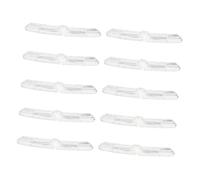 GARVALON 10Pcs Bike Wheel Spoke Reflectors White Portable Safety Warning Reflective Signs for Night Riding Compact and Ultra-bright Bicycle Accessories to Visibility and Enhance Rider
