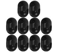 GARVALON 10pcs Climbing Rope Connector Work Out Rope Attachment Connector Workout Equipment Outdoor Swing Accessories Buckle Black