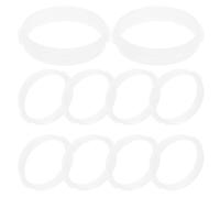 GARVALON 10pcs DIY Hamster Tunnel Ring Plastic Replacement Connector Circles for Small Pets Indoor Cage Arbitrary Splicing