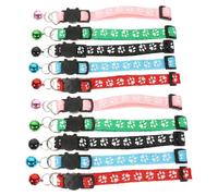 GARVALON 10pcs Female Kitten Collar Small Pet Collar Cute Collar for Cats Female Adorable Cat Breakaway Pet Cartoon Fashion Adjustable