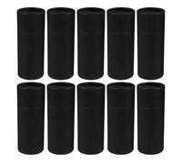 GARVALON 10Pcs Kraft Paper Canisters for Essential Oil Bottle Storage Multi-functional Cardboard Tubes for Tea Candy Coffee Paperboard Containers to Protect and Preserve Home Supplies