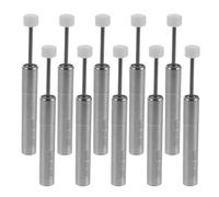 GARVALON 10pcs Mini Hydraulic Damper Garbage Can Lid Springs Stainless Steel Buffer Replacement for Kitchen Trash Bin Accessories Soft Close Silent Shock Absorber for Space Wastebaskets