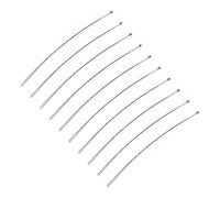 GARVALON 10pcs Ntck Thermistor Sensor for Printer Hot End High Temperature Resistance Up to Thin Soft Wire Connection for Precise Temperature Detection and Compensation