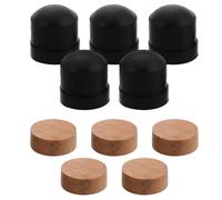 GARVALON 10pcs Trumpet Valve Repair Kit with Trombone Slide Rubber End Bumper and Cork Pads for Brass Instruments, Suitable for Saxophone, Clarinet, Alto Key Maintenance and Valve Guard