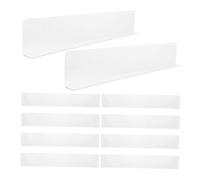 GARVALON 10pcs Under Furniture Blockers Reusable Pet Barriers for Sofa Bed Gap Fillers No Glue Easy Install Furniture Protector for Hardwood Marble Tile