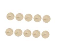 GARVALON 10pcs Unfinished Wooden Gyroscope DIY Painting Tops for Creative Hand Eye Coordination Fine Motor Skill Development