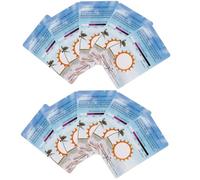 GARVALON 10Pcs UV Testing Cards for Uvc Rays Detection, UV Identifying Cards for Reptile Tanks, Sensitive Color-Changing Test Strips for Sunlight and Uvb Light