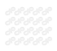 GARVALON 120pcs Christmas Light Clips Color Christmas Gutter s Clips Hanging Ornaments Xmas LED S Hooks for Lamp Light Hooks Lamp Outdoor Decorations White