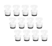 GARVALON 12pcs Rubber Hot Water Bag Stoppers Leakproof Sealing Plugs Medium 21mm Replacement Caps for Winter Hot Water Bottle Lid Accessories