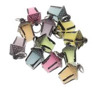 GARVALON 12pcs Small Luminous Lantern Decoration Diy Crafts Layout Scene Decor Resin Craft Lantern Photography Props Decorative Accessories Glow Dark