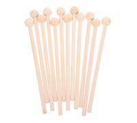 GARVALON 12pcs Wooden Mallets Percussion Sticks Music Beaters for Glockenspiel Xylophone Lightweight and Comfortable Grip for Adults Beginners Portable for School Party Festival Use