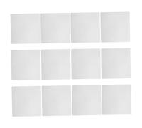 GARVALON 12sheets Square Qualitative Filter Papers Multi- Absorbent Sheets for Efficient Filtration for Scientific Research and Teaching Reusable and Versatile