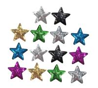 GARVALON 14pcs Sequin Star Clothing Sewing Patches Decorative Appliques for Garments Shoes Hair Accessories DIY Craft with Colors Easy Repairs and Embellishments