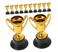 GARVALON 15pcs Small Plastic Trophies for Boys and Girls Award Cups for Competitions and Games for Early Learning and Preschool Activities