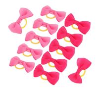 GARVALON 16Pcs Pet Hair Bows with Elastic Bands for Small Dogs and Cats, Soft Comfortable Bowknot Accessories for Daily Grooming and Puppy Hair Styling