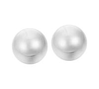 GARVALON 1pair Stainless Steel Baoding for Hand Exercise Hand Massage Tools for Stress Relief and Muscle Therapy Easy Use Massage for Ages Diameter