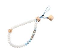 GARVALON 1Pc Creative Chinese Lanyard Bodhi Root Wrist Strap for Mobile Devices Decorative Phone Bracelet Beads Phone Chain for Easy Carrying for Travel Daily Use