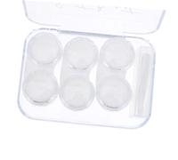 GARVALON 1set Cute Travel Case Leak Cosmetic Lens Holder Organizer for Easy to Open for Outdoor Activities and Travel