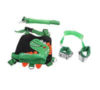 GARVALON 1set Dinosaur Design Lost Safety Strap Boy Girl Walking Belt Swivel Connector Breathable for Outdoor Use Leash