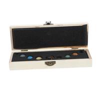 GARVALON 1set Educational Solar System Model Set Natural Crystal Nine Planets Display Mineral Planet Ornaments for Home and Office Decor for Science Learning and