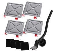 GARVALON 1set Heavy Duty Furniture Mover Tool Five Wheels Versatile Furniture Lifter for of Appliances Secure Brake Feature for Safe Movement