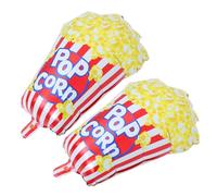 GARVALON 2 Pcs Giant Popcorn Balloons Movie Night Party Decorations Fast Food Theme Birthday Shower Wedding Festival Favors Easy Setup Unique Cinema Atmosphere