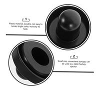 GARVALON 2 Sets Air Hockey Puck Replacement with Pushers and Felt Pads Pucks for Tabletop Games for Arcade and Home Playrooms