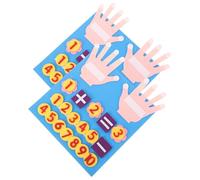 GARVALON 2 Sets Felt Math Boards for Educational Addition and Subtraction Manipulatives Learning Safe Montessori Early Education for Preschool Boys