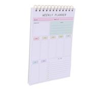 GARVALON 2025 Weekly Planner Notepad A5 with 104 Pages for Students and Office Use, Smooth Writing Experience and Effective Task Management, Elegant Assorted Colour Paper Notebook