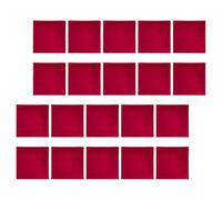 GARVALON 20pcs Burgundy Two-ply Paper Napkins Soft Absorbent Disposable Dinner Serviettes for Kitchen Wedding Party Bathroom Multipurpose Use Red Beverage Napkins