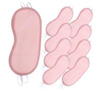 GARVALON 20pcs Disposable Eye Masks Imitation Silk Sleep Covers Bulk Blindfolds for Sleeping Travel and Relaxation