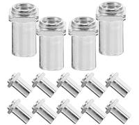 GARVALON 20pcs Drum Swivel Nuts Tom Lug Replacement Parts for Snare and Floor Drums Non-deforming Impact Resistant Musician Band Accessories