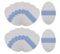 GARVALON 20pcs Ear Covers PU Film Adhesive Ear Stickers for Swimming Bathing Shower Protection Transparent Small Oval Protectors for Easy to Apply and Residue