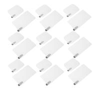 GARVALON 20pcs Electrostatic Windshield Dash Cam Stickers Transparent Pet Film Protective Mounting for Car Glass Weather Resistant Reusable Adhesive for Dash Cameras