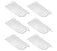 GARVALON 20pcs Fine Mesh Aquarium Filter Media Bags with Zipper Reusable Nylon Pouches for Fish Tank Debris Removal and Clear Water Filtration