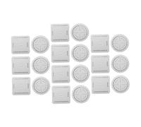 GARVALON 20pcs Kumihimo Braiding Discs with Slots Portable Cord Making Tool for Macrame Chinese Knot Bracelet Weaving Lightweight DIY Craft Wheel for Beginners and Travel