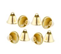 GARVALON 20pcs Metal Little Bells for Christmas Jingle Bells Decor Handmade Hanging Accessory for Christmas Tree Ornaments and Party Crafting