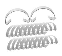 GARVALON 20pcs Steel Wire Cage Door Hooks Multipurpose Metal Snap Hooks 50mm for Chicken, Rabbit, Quail and Pigeon Cages Pet Breeding Equipment