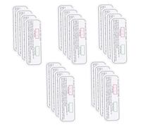 GARVALON 20pcs Uv Indicator Test Cards Uva Uvc Light Wavelength Measurement Small Uv Detection Cards for Household and Sunlight Exposure